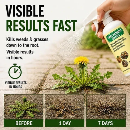 Fast-Acting Natural Weed & Grass Killer Spray