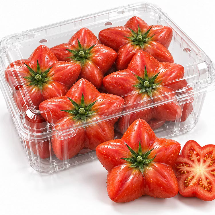 Rare Giant Starburst Tomato Seeds – Unique Five-Point Shaped Tomatoes