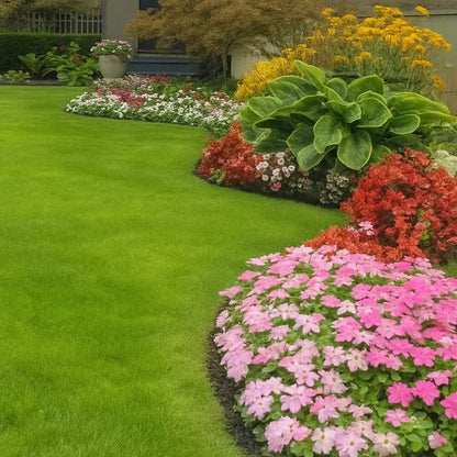 Evergreen dwarf grass seed for four seasons