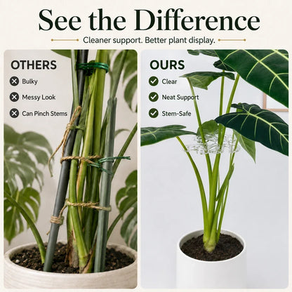 Invisible Clear Plant Support Ring Hooks