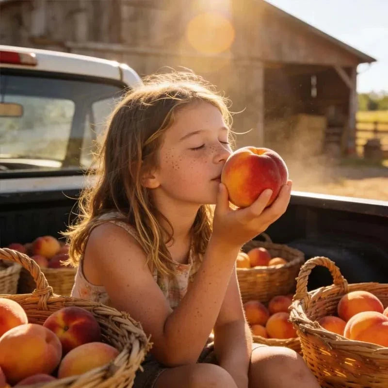 "Honey Red" Dwarf Peach Tree Live Seeds